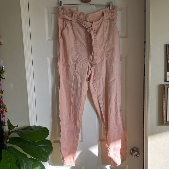 NWOT Anthropologie Elevenses Paperbag Waist Cargo Pants - Picture 4 of 16